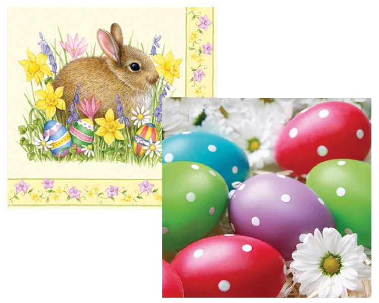 [67997] SERV.33X33CM 20ER, OSTERN