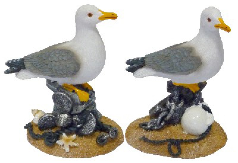 MÖWE,POLYR.A.BAS.9CM 4F.S