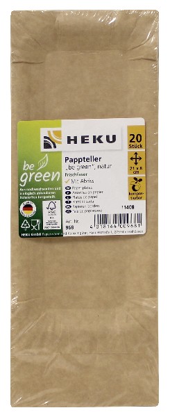 PAPPTELLER M.ABRISS NATUR