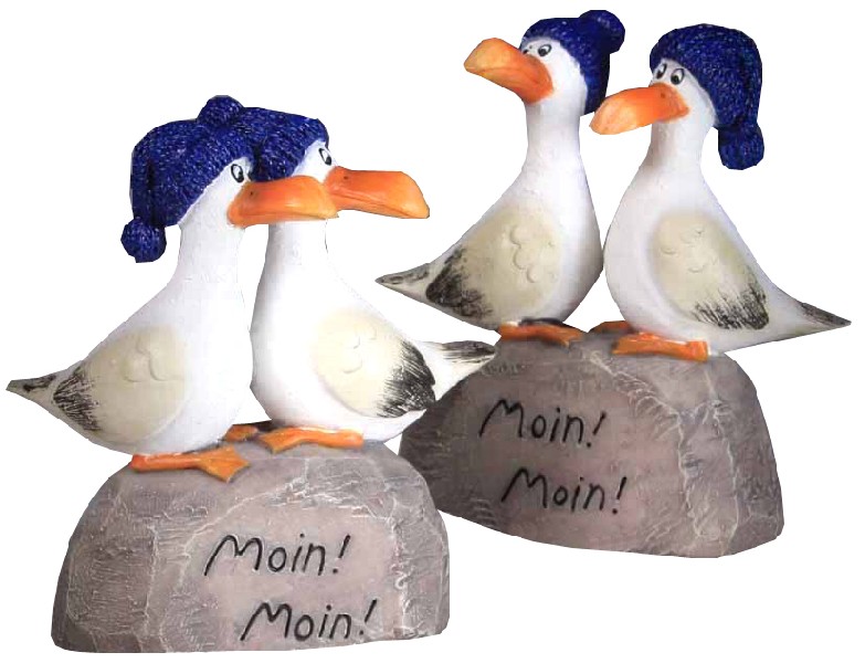 MÖWE(2)A.STEIN 11CM 2FA.
