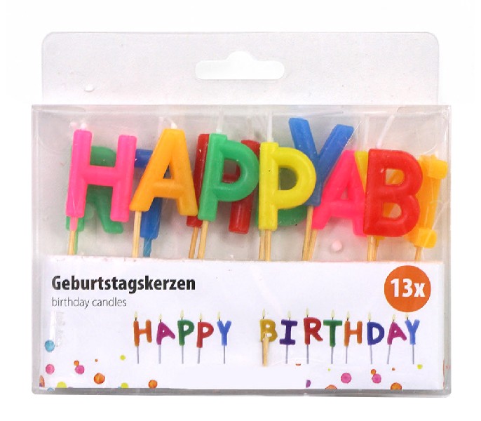 HAPPY BIRTHDAY KERZEN SB