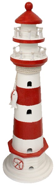 HO.LT.R/W,FISCHDEKO,52CM