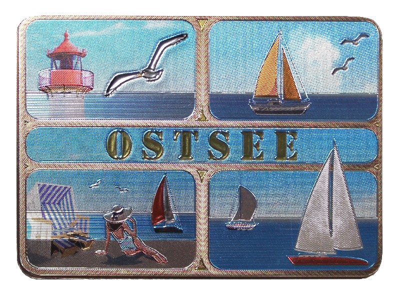 MAGN.LASER,7X5CM,OSTSEE