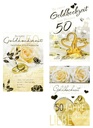 KARTE, GOLDENE HOCHZEIT