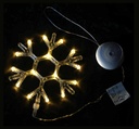 LED SCHNEEFLOCKE 20CM WWS