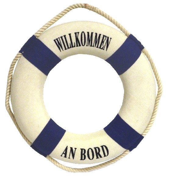 R-RING, 14CM,BLAU/WEISS