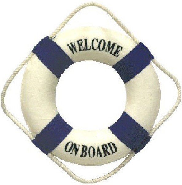 R-RING 35CM BLAU/WEISS