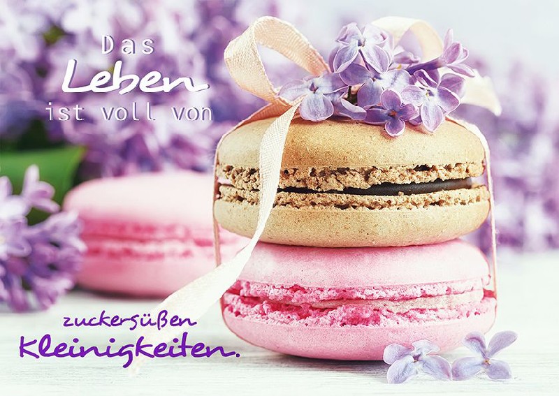 POSTKARTE ZUCKERSÜSS
