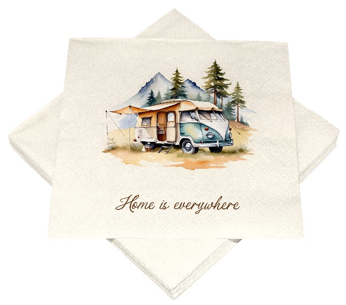 SERV.33X33CM,20ER, VW BUS