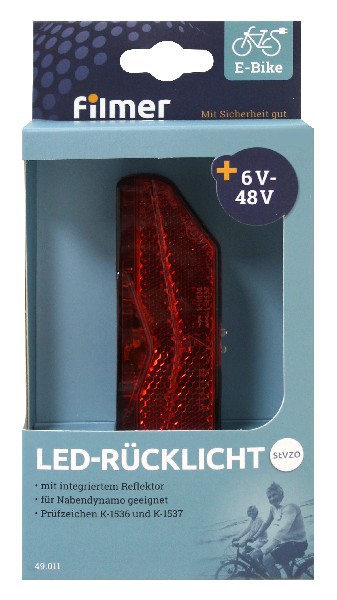 E-BIKE,RÜCKLICHT,6V, SB