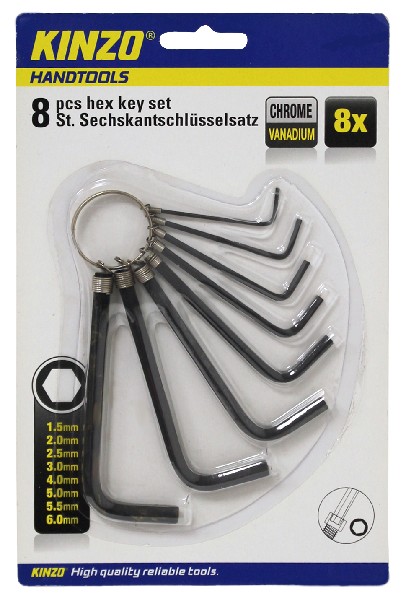 IMBUSSCHLÜSSEL, 8TLG,  SB
